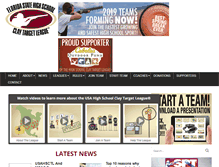 Tablet Screenshot of flclaytarget.com